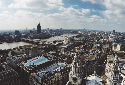 London from above