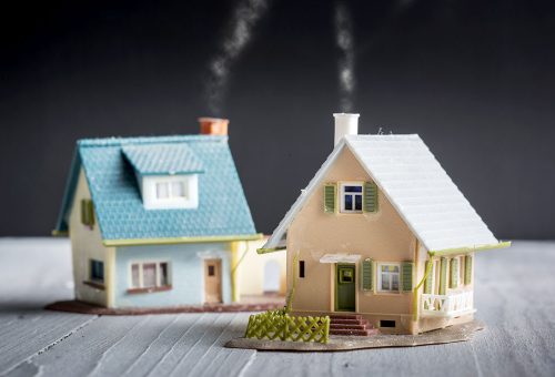 Two houses