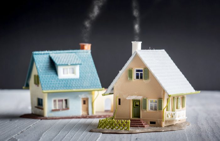 Two houses