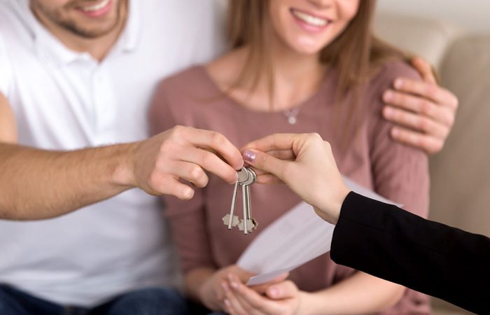 Handing over keys