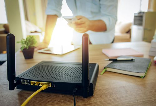 Wireless router setup
