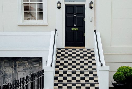 House with steps