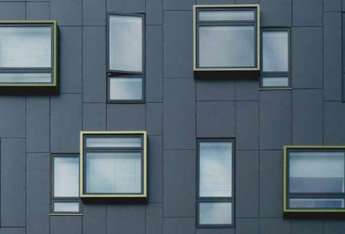 Windows on building