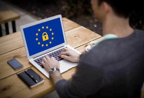 GDPR on laptop
