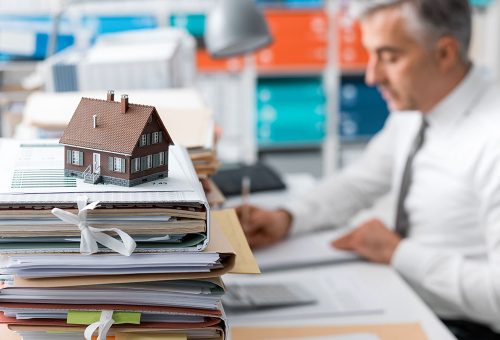 Mortgage Paperwork on desk