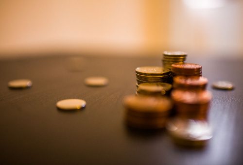 Stacks of coins