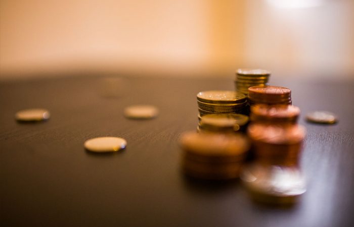 Stacks of coins