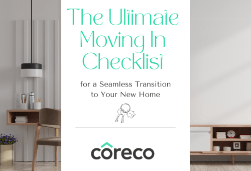 The Ultimate Moving In Checklist graphic, Coreco
