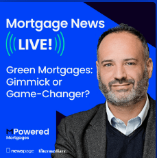 Mortgage News Live graphic: Green Mortgages, Gimmick or Game-Changer?