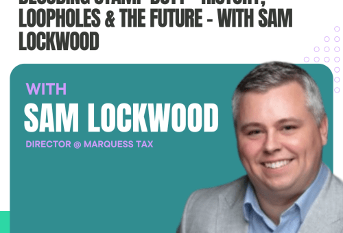 The Coreco Couch podcast graphic: Loopholes & the Future, with Sam Lockwood